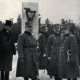 Gendarmerie vor dem Denkmal 1936