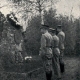 Gendarmen 1937 vor dem Denkmal