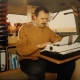 Bei der Arbeit